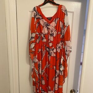 SLNY floral dress size 16 worn once
